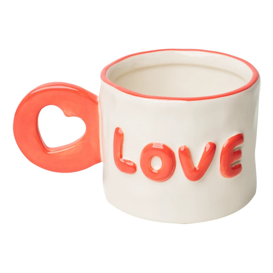 Ceramic Message Mug Love, 14oz