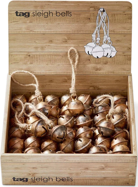 Tag Mini Sleigh Hanging Bells - Assorted