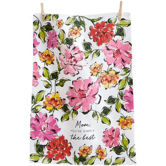 Mom You're Simply The Best Kitchen Towel