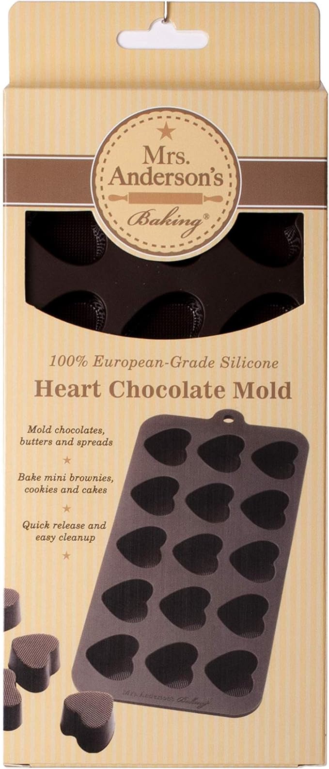 Mrs. Andersons Baking - Heart Chocolate Mold