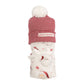 Mudpie Santa Swaddle & Hat Set