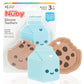 Nuby 2Pk Silicone Chocolate Chip Cookie & Milk Carton Teether