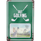 Out Golfing 8" x 11.75" Tin Frame (Holds 6" x 4" Photo)