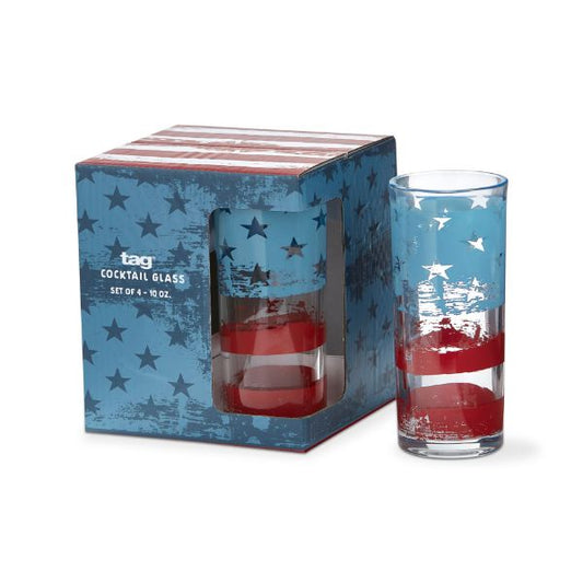Patriotic Cocktail Glasses