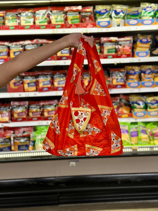 Pizza 2 in 1 Bag Charm + Shopper Bag