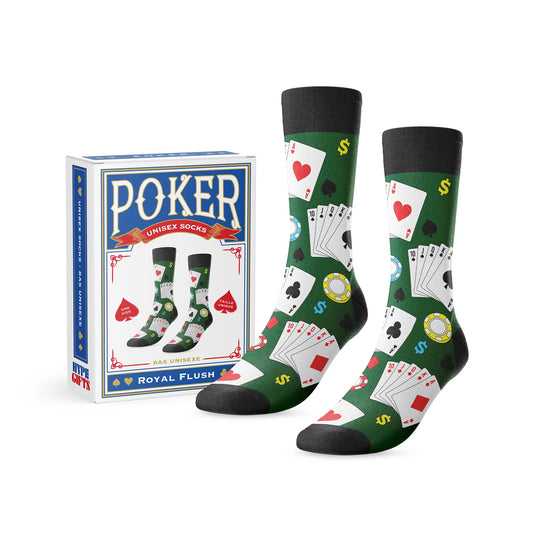 Royal Flush Poker Socks