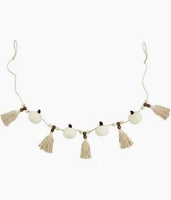 Pumpkin Tassel Garland by Mudpie