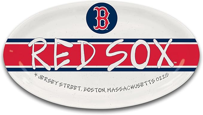 Red Sox Melamine Oval Platter
