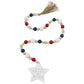 Red, White and Blue Star Beads
