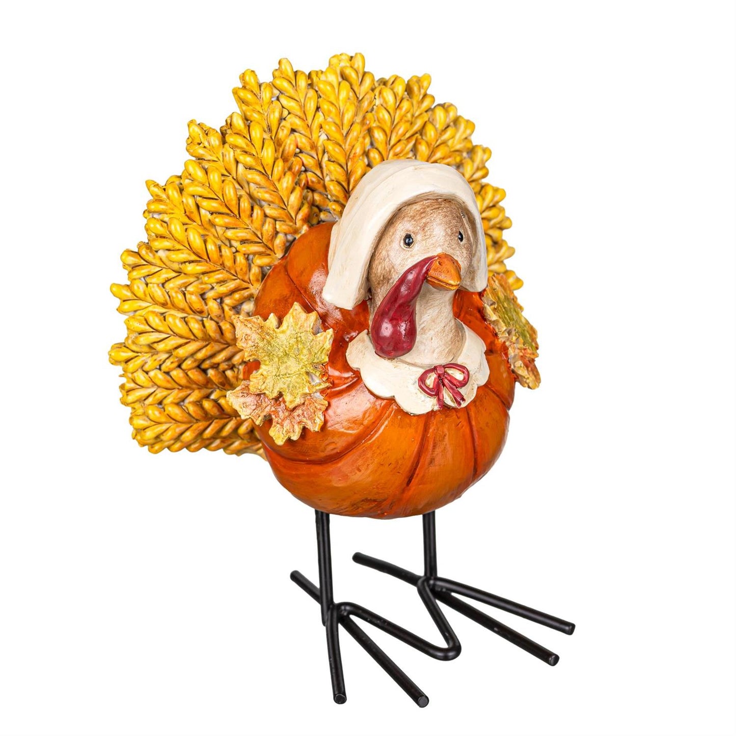 Table Decor Resin Turkey with Metal Feet