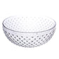 Creative Co-Op Round Glass Hobnail Serving Bowl