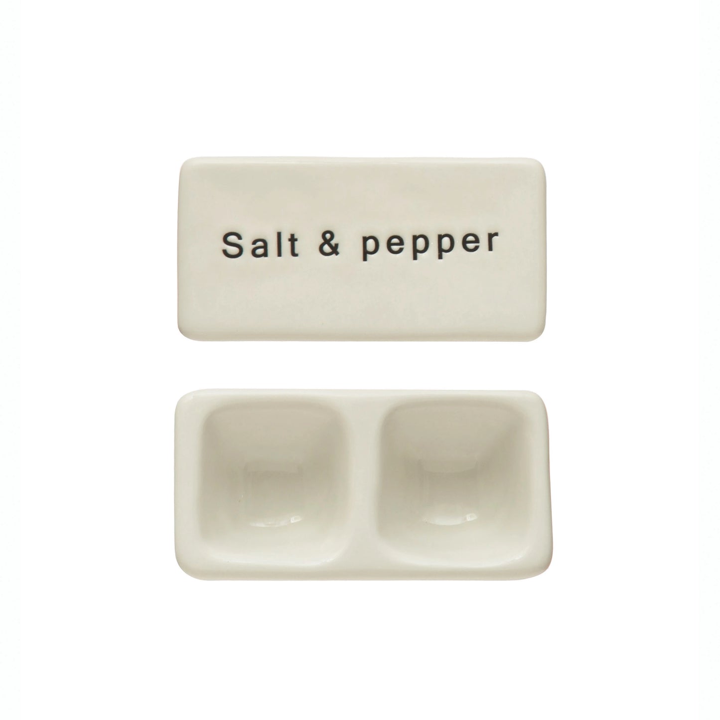 Stoneware Salt and Pepper Pinch Pot