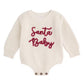 Mudpie Ivory Santa Baby Sweater Bubble
