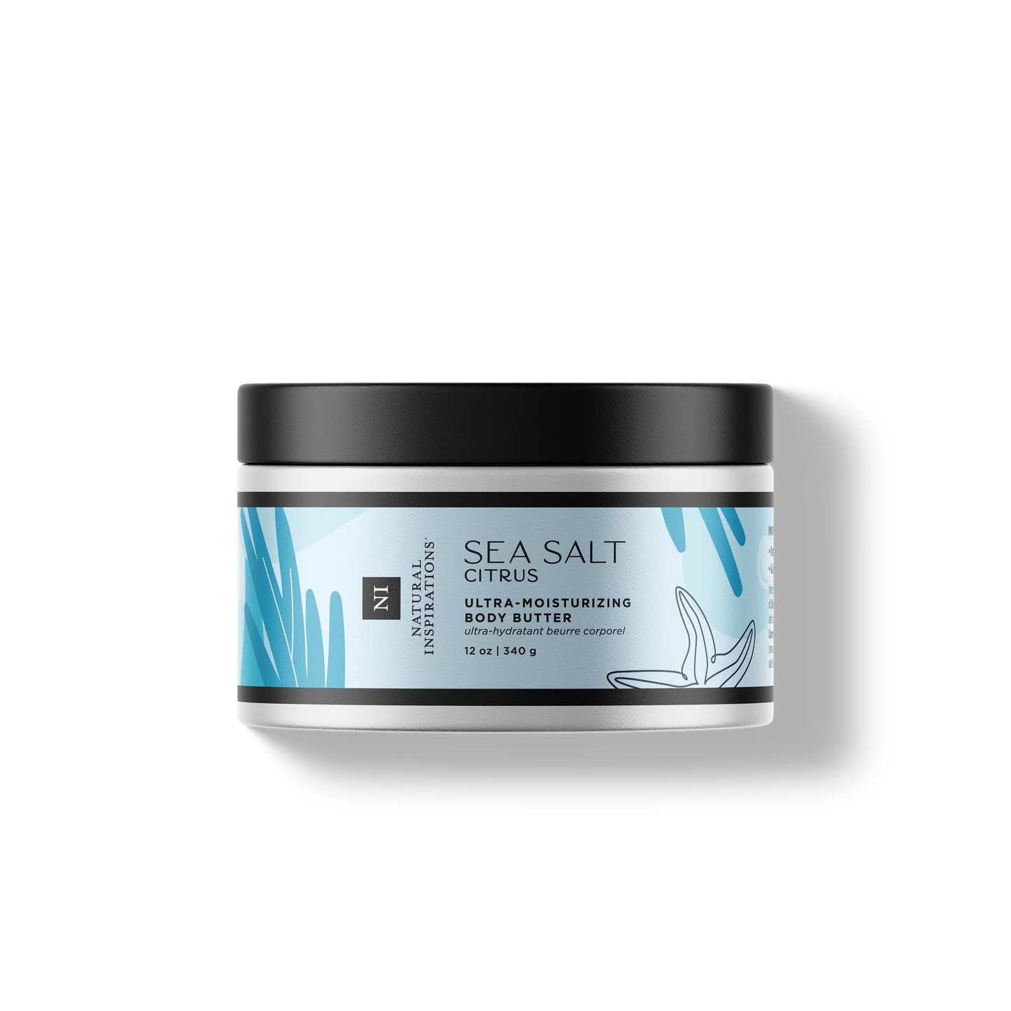 Natural Inspirations Sea Salt Citrus Body Butter - 2 oz