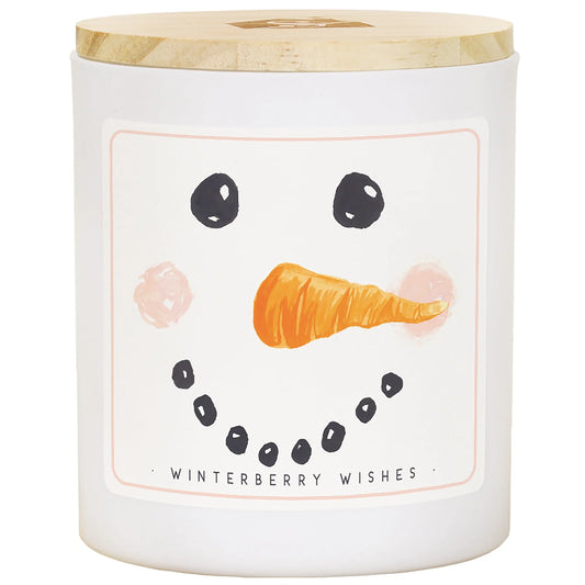 Sincere Surrounding Snowman Candle