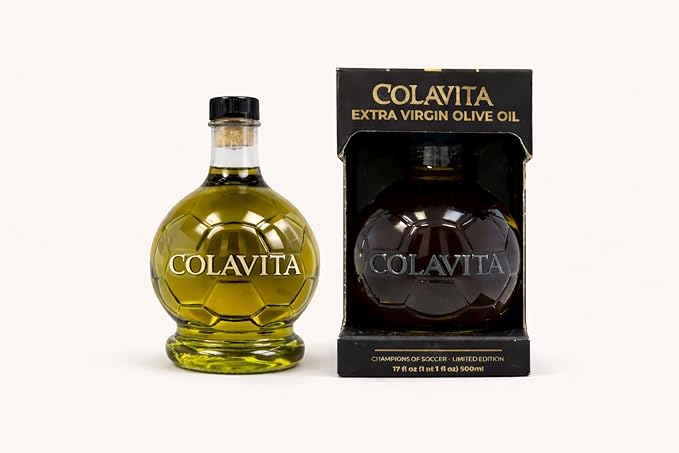 Colavita 2026 Champions of Soccer Extra Virgin Olive Oil – Limited Edition Italian Collector Bottle