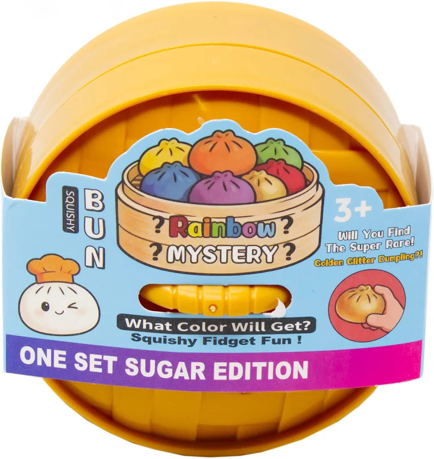 Rainbow Mystery Squishy Bun Sugar Edition Mystery Pack