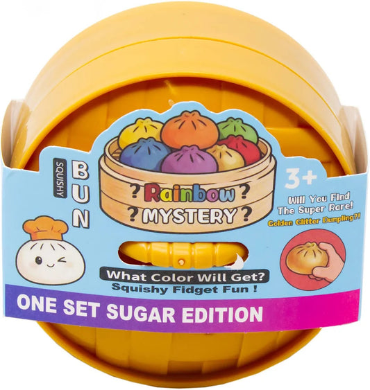 Rainbow Mystery Squishy Bun Sugar Edition Mystery Pack