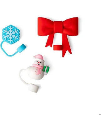Crush Christmas Sip & Sleigh Straw Topper Set