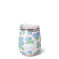 Swig Hydrangeas Stainless Steel Stemless Cup