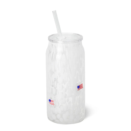 Swig Liberty Belle Charm Glass with Straw - 23 ounce