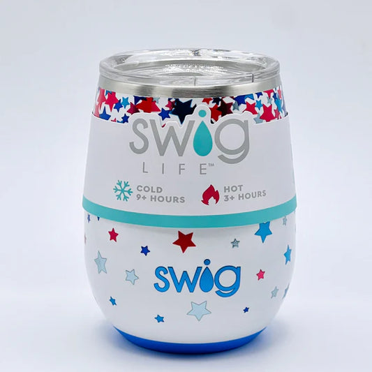 Swig Star Spangled 14oz Wine Cup