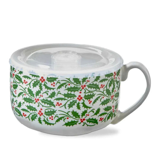 Christmastime Soup Mug With Lid