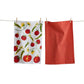 Tomatoes And Peas Dishtowel Set Of 2