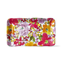 TAG Floral Melamine Rectangular Platter