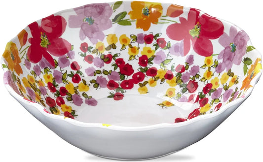 TAG Springtime Floral Melamine Serving Bowl