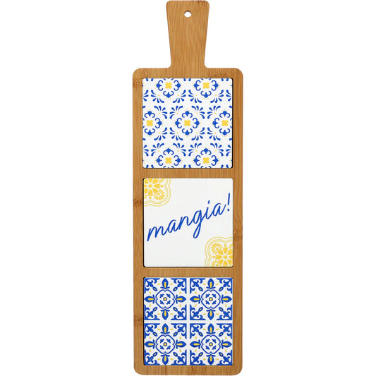 "Mangia" Tile Trivet