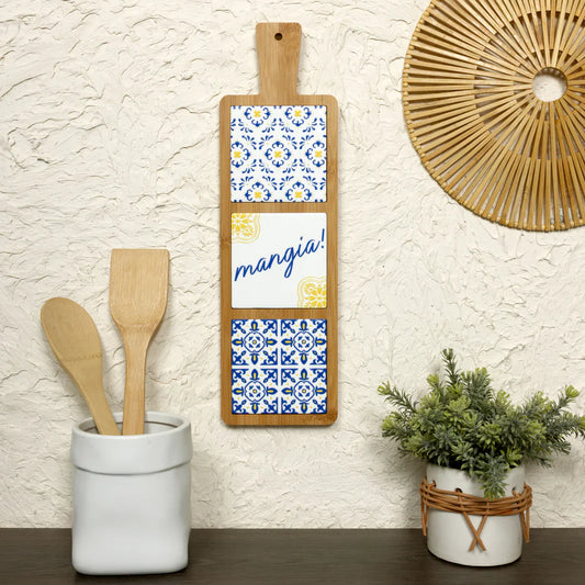 "Mangia" Tile Trivet