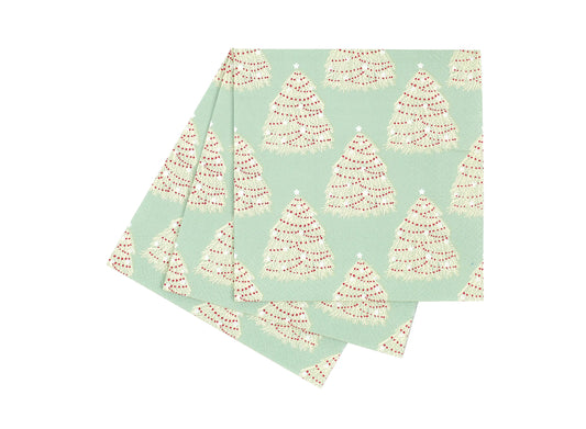 Fir Tree Paper Cocktail Napkins (Pack of 25)