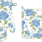 Hydrangea Oven Mitt and Pot Holder Set