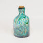 Swirled Glass Jars with Sand and Seashells