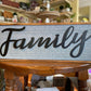 Family Script Sign