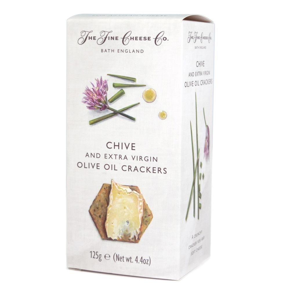 The Fine Cheese Co Crackers - Chive and EVOO