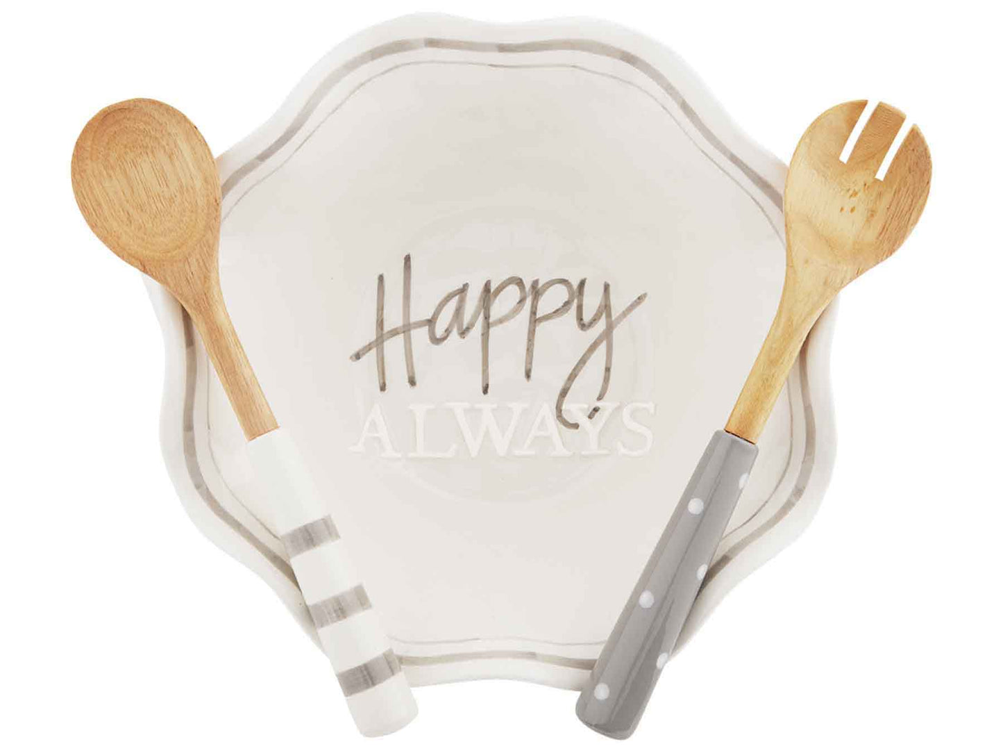 Happy Always Serving Bowl