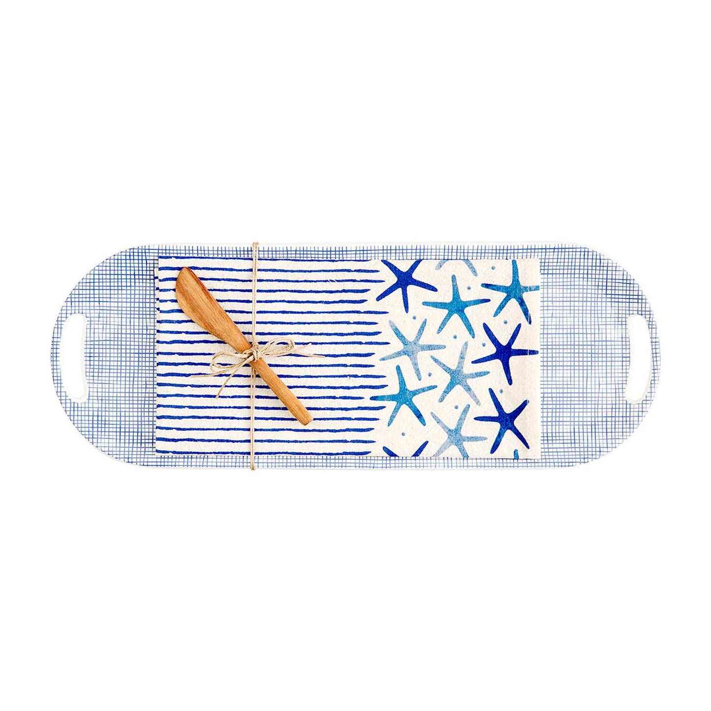 Starfish Hostess Platter & Towel