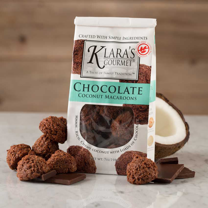 Klara's Macaroons - Chocolate Coconut