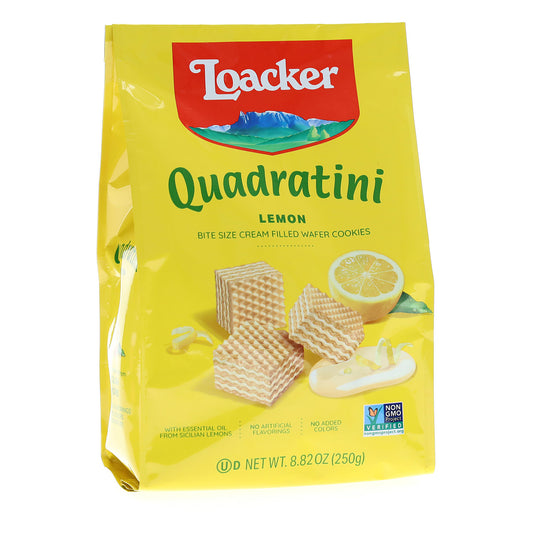 Loacker Quadratini Lemon Wafer