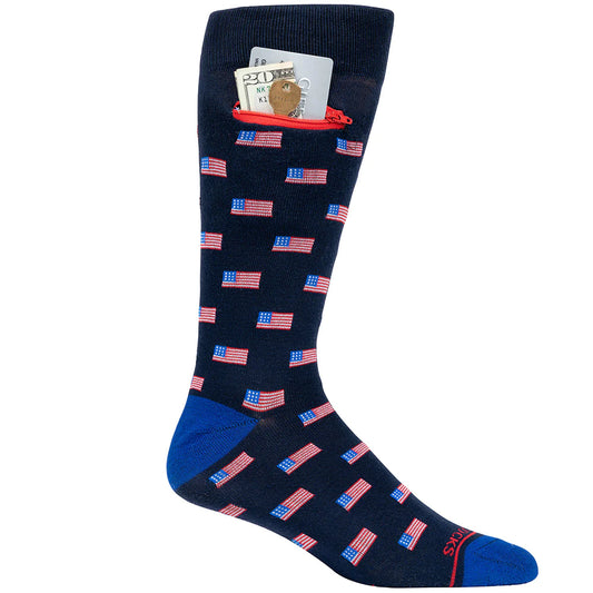 Pocket Socks - USA Flag