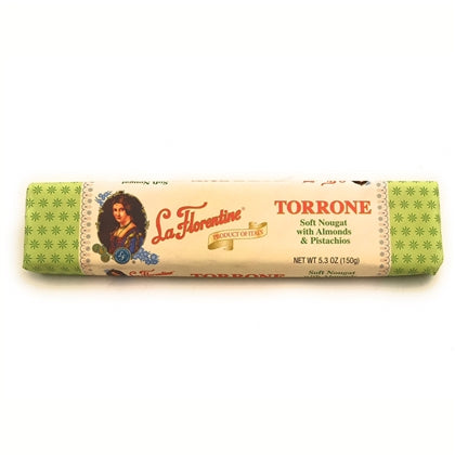 La Florentine Torrone Bar Almonds and Pistachios