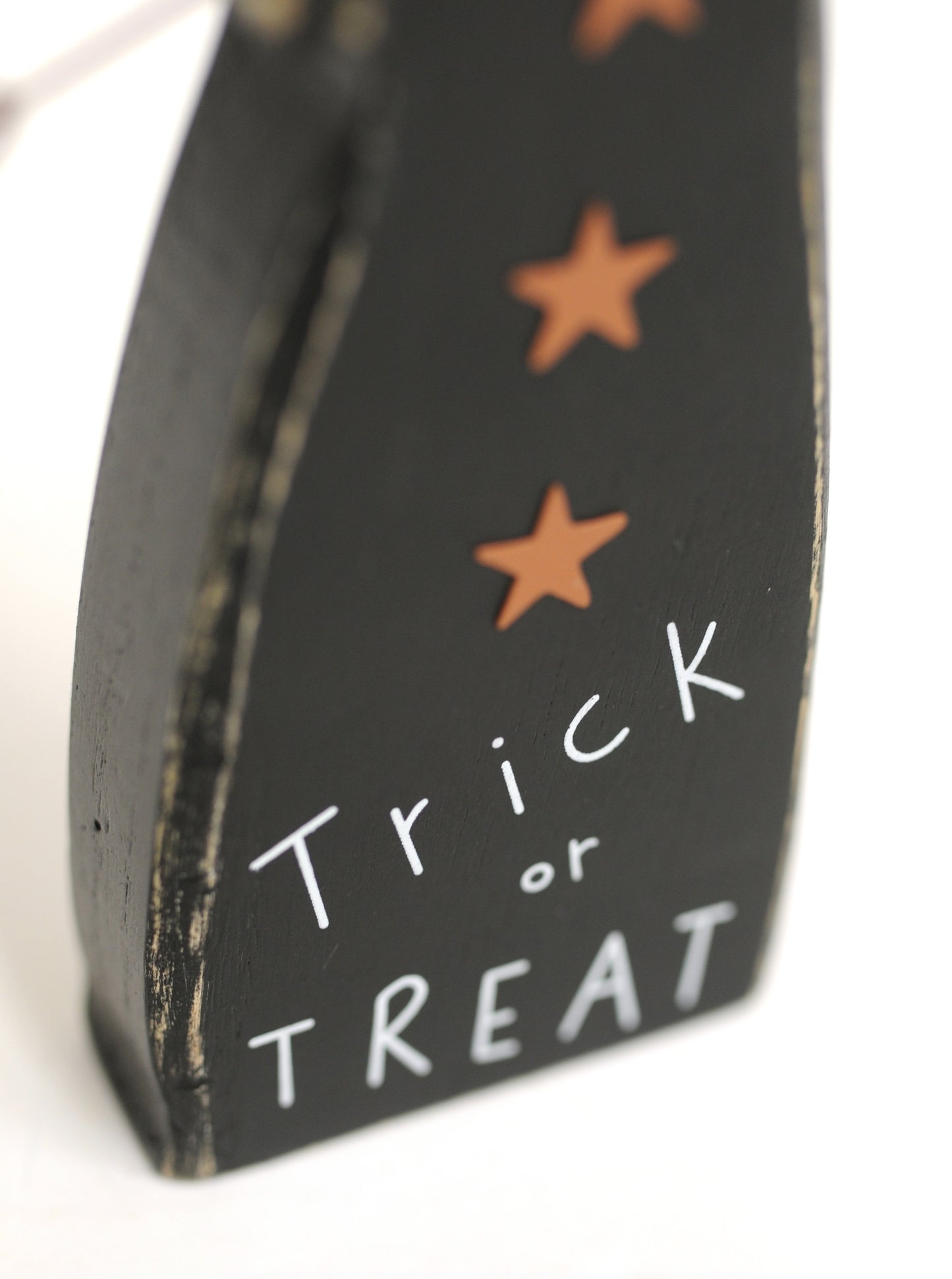 Trick or Treat Wooden Witch