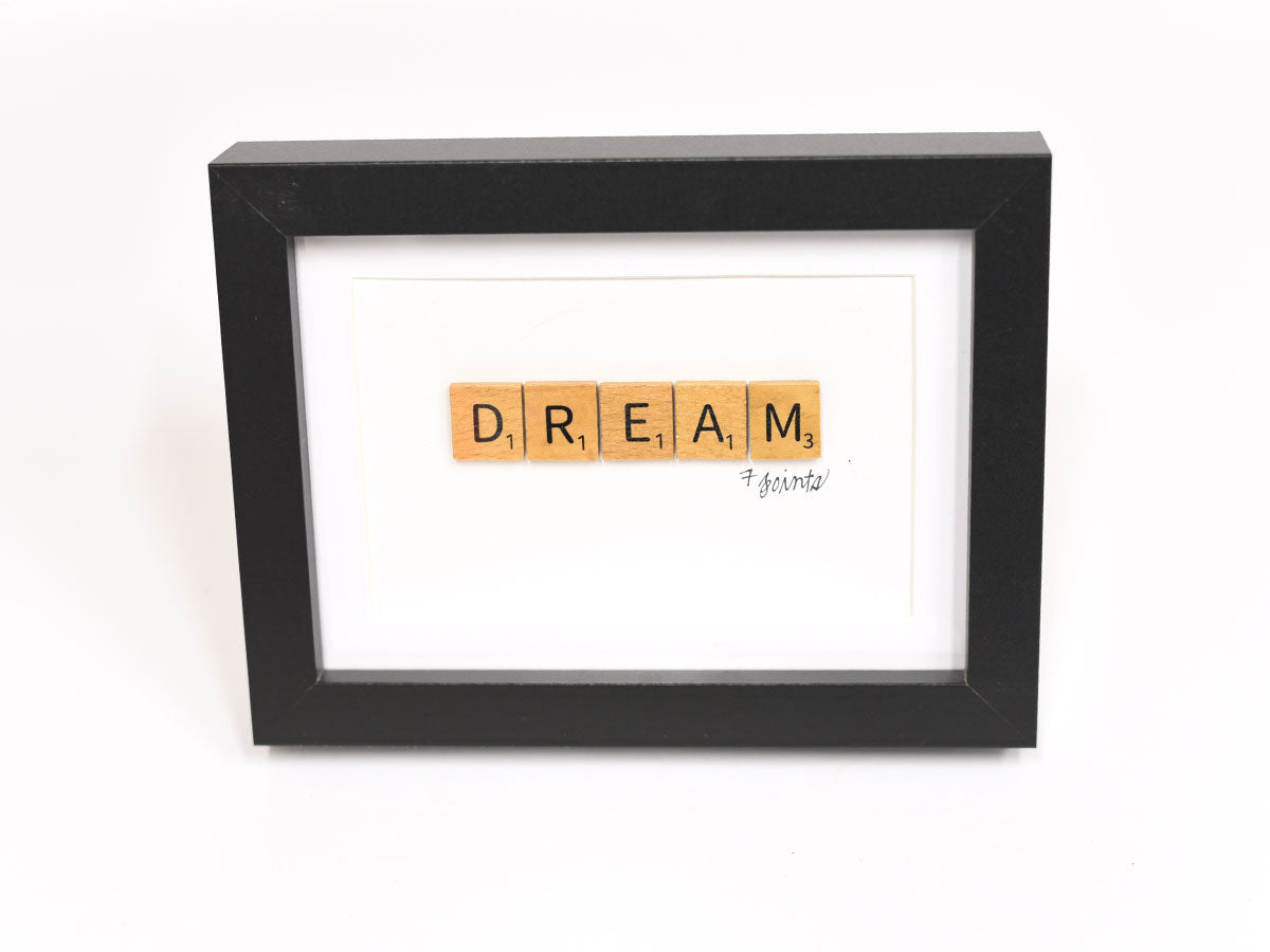 Dream Scrabble Sign
