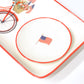 Patriotic Plate and Trinket Dish