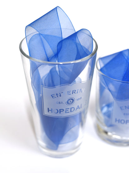 Etched Hopedale Glasses