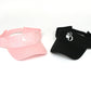 Pink and Black Visors